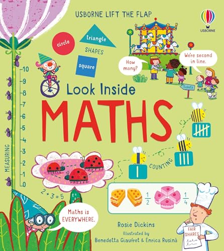 Look Inside Maths von Usborne Publishing
